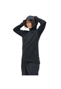 Damska kurtka turystyczna z kapturem Haglöfs Rosson Mid. Typ kołnierza: kaptur. Kolor: czarny. Sport: turystyka piesza #1