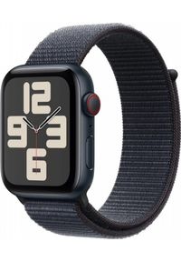 APPLE - Smartwatch Apple Watch SE GPS + Cellular 40mm Midnight Alu Sport Loop Granatowy (MXGA3QF/A). Rodzaj zegarka: smartwatch. Kolor: niebieski. Styl: sportowy