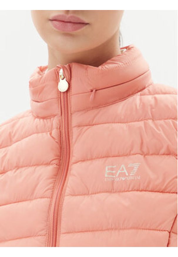 EA7 Emporio Armani Bezrękawnik 7W000087 AF12477 U4076 Pomarańczowy Slim Fit. Kolor: pomarańczowy. Materiał: syntetyk. Długość rękawa: bez rękawów