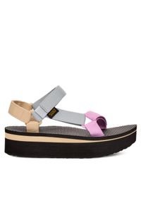 Teva Sandały Flatform Universal 1008844 Szary. Kolor: szary. Materiał: materiał #1
