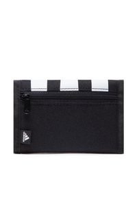 Adidas - adidas Duży Portfel Męski 3S Wallet GN2037 Czarny. Kolor: czarny. Materiał: materiał #3