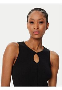 DKNY Sukienka codzienna P4EUBP76 Czarny Regular Fit. Okazja: na co dzień. Kolor: czarny. Materiał: syntetyk. Typ sukienki: proste. Styl: casual #4