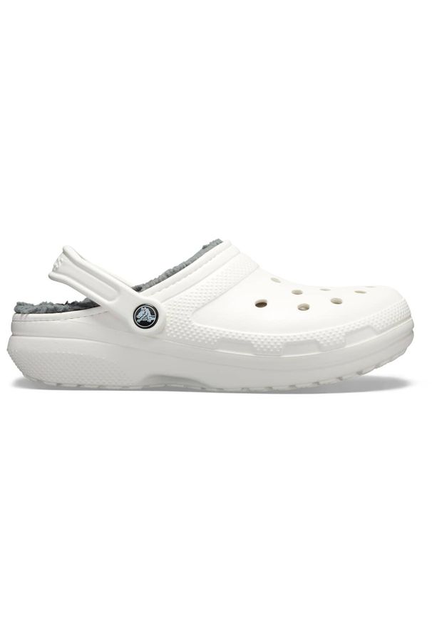 Klapki Crocs Model Classic Lined Clog Kolor Biały. Kolor: biały. Materiał: guma, tkanina