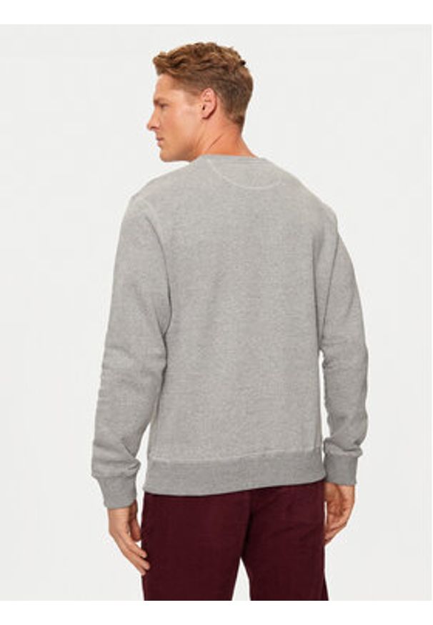 Schott NYC Bluza SWCREW Szary Regular Fit. Kolor: szary. Materiał: bawełna