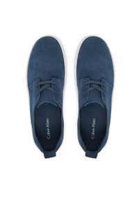 Calvin Klein Półbuty Hybrid Clean Derby Su HM0HM02324 Niebieski. Kolor: niebieski. Materiał: zamsz, skóra #4