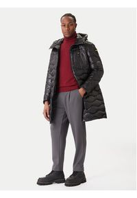 Blauer Płaszcz zimowy Impermeabile 25WBLUK03068 Czarny Regular Fit. Kolor: czarny. Materiał: syntetyk. Sezon: zima #6