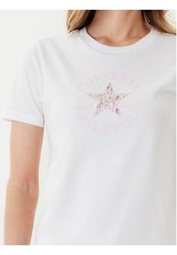 Converse T-Shirt Floral Chuck Taylor 10027751-A01 Biały Regular Fit. Kolor: biały. Materiał: bawełna