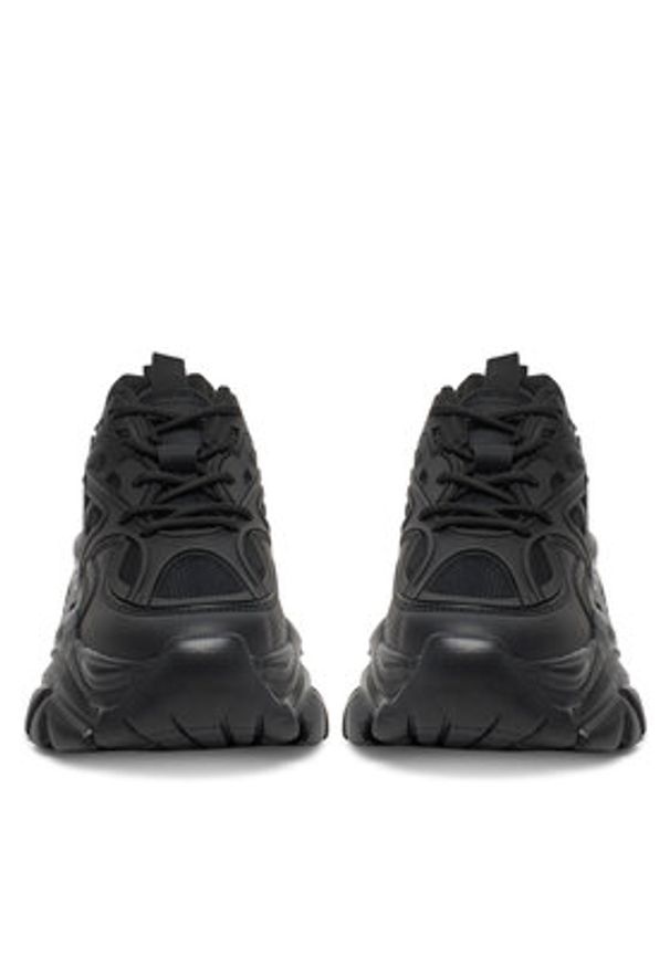 DeeZee Sneakersy AM25238 Czarny. Kolor: czarny. Materiał: skóra