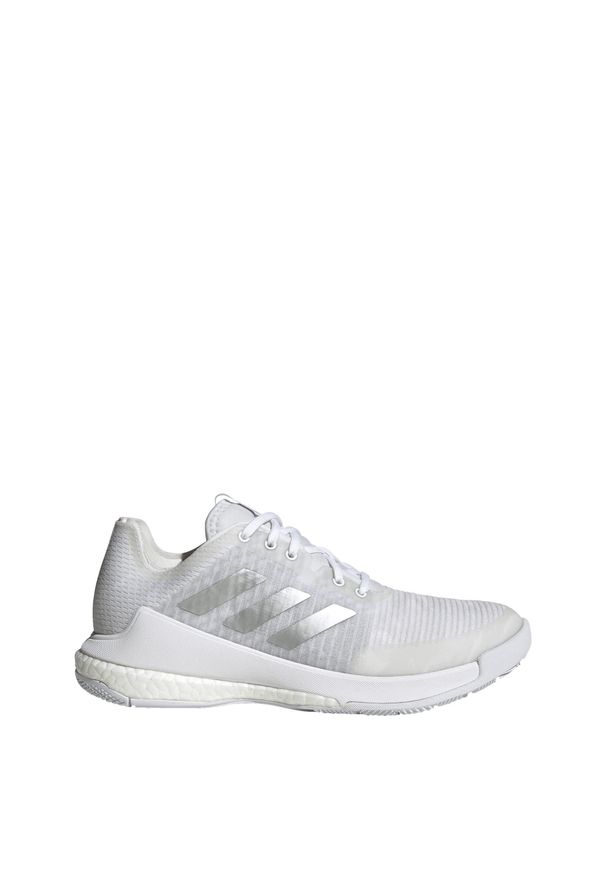Buty do siatkówki damskie Adidas Crazyflight Shoes. Kolor: szary, biały, wielokolorowy. Materiał: materiał. Sport: siatkówka