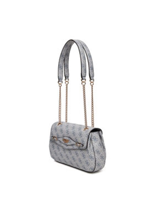 Guess Torebka Katya HWSG96 52210 Niebieski. Kolor: niebieski. Materiał: skórzane