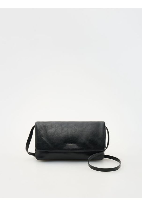 Reserved - Torebka crossbody - czarny. Kolor: czarny. Materiał: skórzane