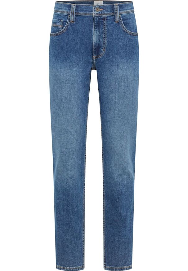 Męskie Spodnie Jeansowe Mustang Style Washington Straight Denim Blue 1016814 5000 582