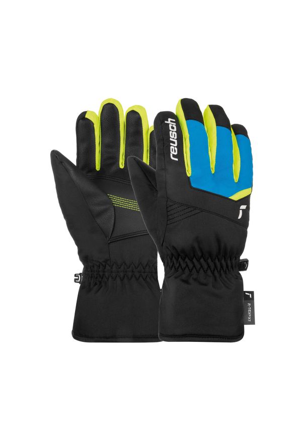 Reusch - Rękawice dziecięce REUSCH Bennet R-TEX® XT Junior. Kolor: czarny, wielokolorowy, żółty. Sport: turystyka piesza, narciarstwo