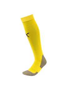 Getry piłkarskie Puma Liga Core Socks. Kolor: żółty, wielokolorowy, czarny. Materiał: materiał. Sport: piłka nożna