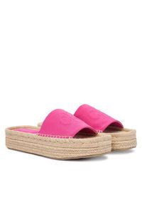 Calvin Klein Espadryle Ebeth HW0HW02894 Różowy. Kolor: różowy. Materiał: materiał #5