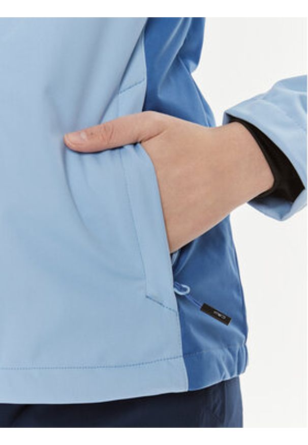 CMP Kurtka przeciwdeszczowa 39A5016 Błękitny Regular Fit. Kolor: niebieski. Materiał: syntetyk