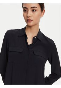 Marella Koszula Calabra 2523116061 Granatowy Regular Fit. Kolor: niebieski. Materiał: syntetyk