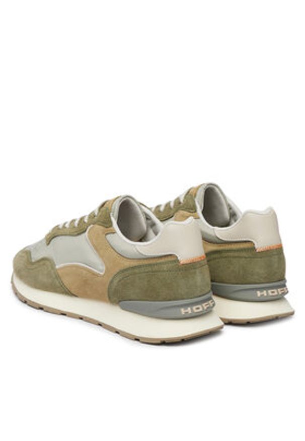 HOFF Sneakersy City 12602403 Khaki. Kolor: brązowy. Materiał: zamsz, skóra