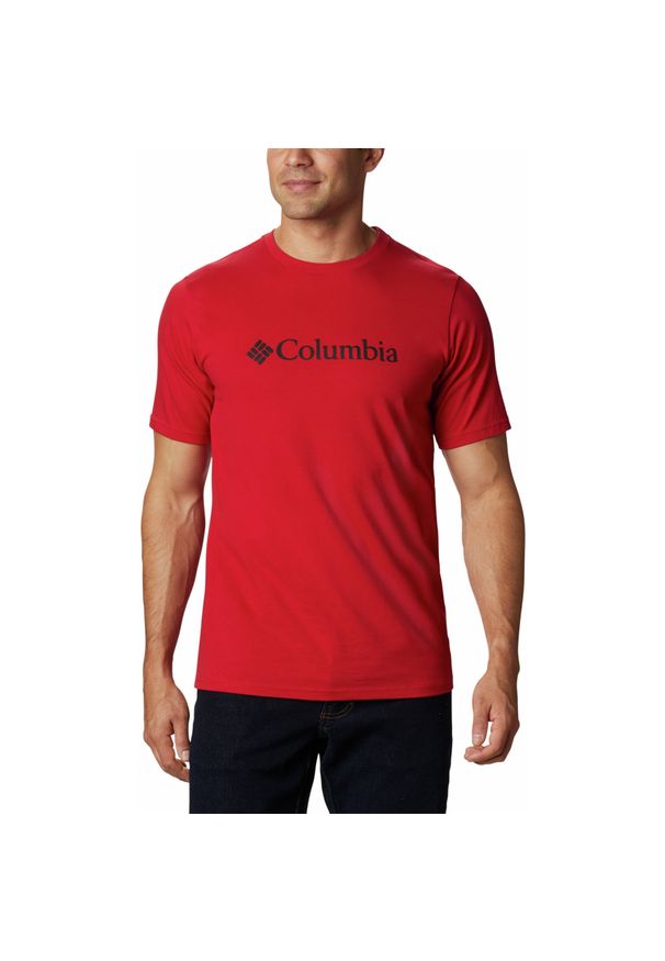 columbia - Koszulka Columbia CSC Basic Logo Tee 1680053615. Kolor: czerwony
