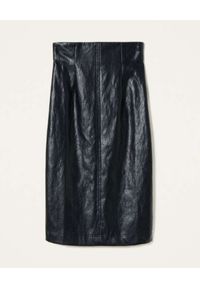 TwinSet - TWINSET - Czarna spódnica ze skóry ekologicznej. Stan: podwyższony. Kolor: czarny. Materiał: skóra ekologiczna #2