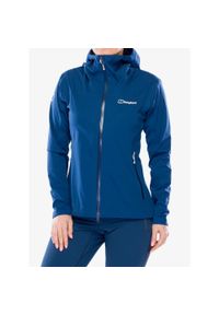 Kurtka softshell damska Berghaus Ridge-Roamer 3L Softshell Jacket. Kolor: niebieski. Materiał: softshell