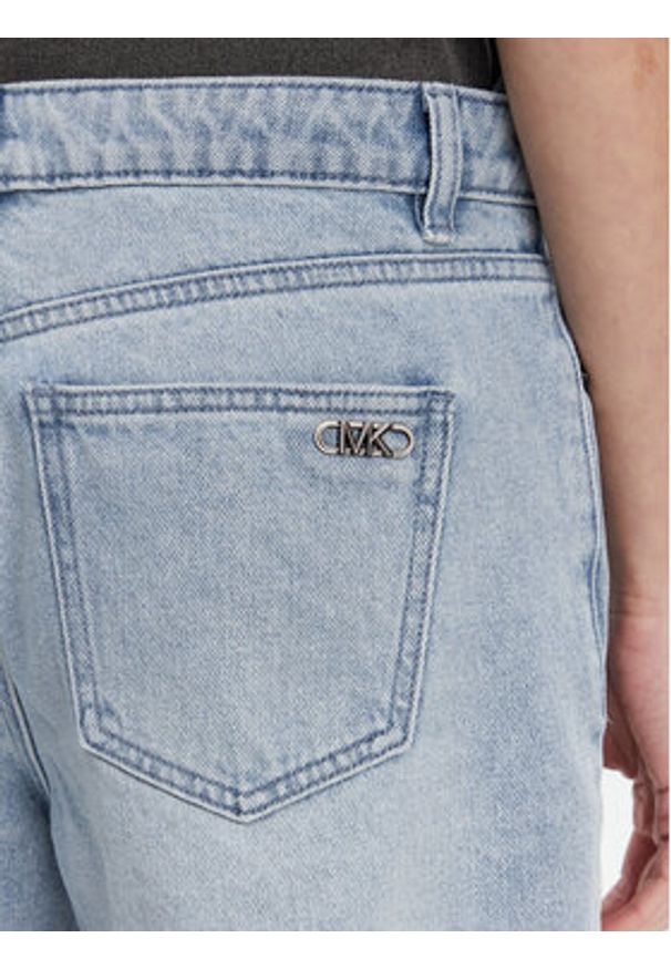 MICHAEL Michael Kors Szorty jeansowe MS59066FAU Niebieski Boyfriend Fit. Kolor: niebieski. Materiał: bawełna
