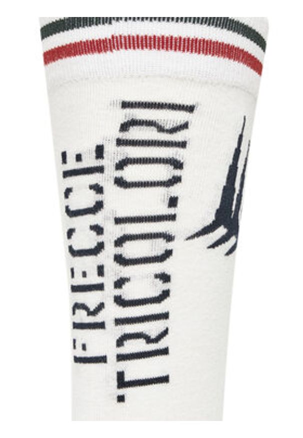 Aeronautica Militare Skarpety długie 251CZ010L499 Biały. Kolor: biały. Materiał: bawełna, materiał