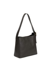 Kazar - Skórzana czarna torebka w minimalistyczny stylu. Kolor: czarny. Materiał: skórzane. Styl: casual, klasyczny. Rodzaj torebki: na ramię #4