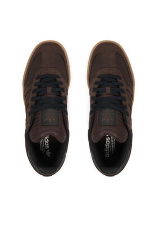 Adidas - adidas Sneakersy Samba Xlg IH4346 Brązowy. Kolor: brązowy. Materiał: materiał