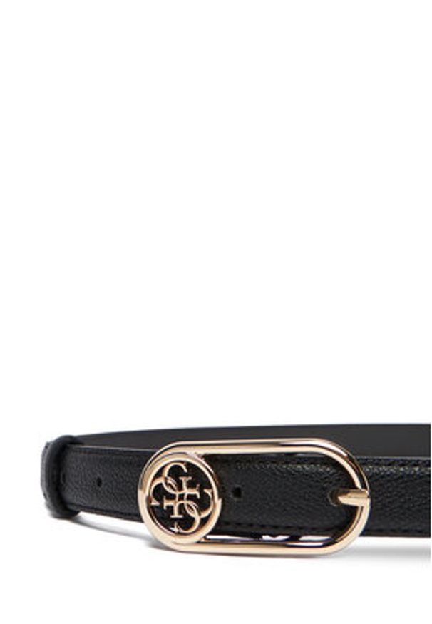Guess Pasek Damski BW9279 P5425 Czarny. Kolor: czarny. Materiał: skóra