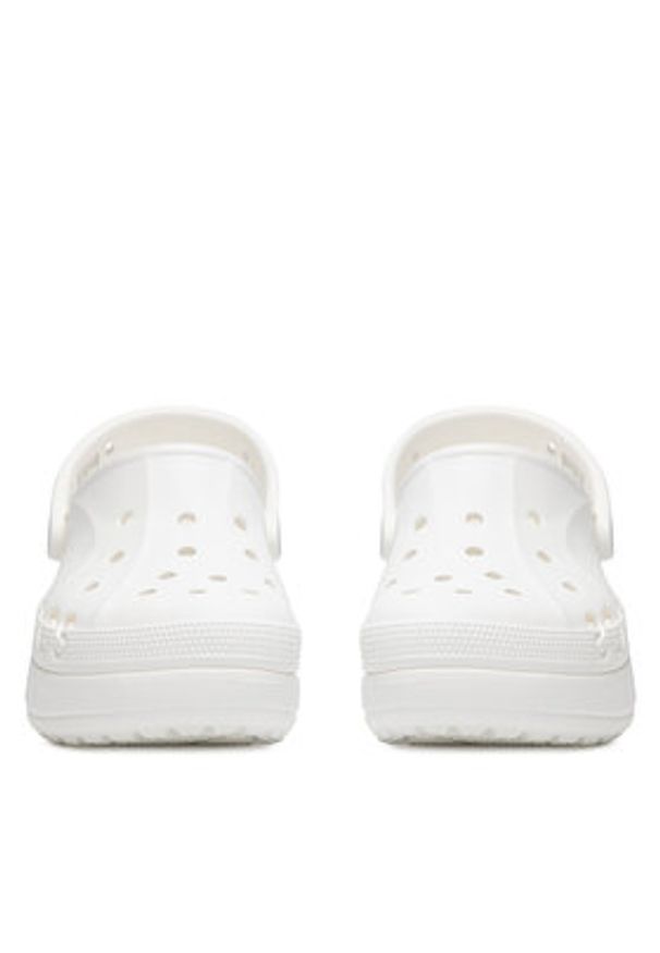 Crocs Klapki BAYA PLATFORM CLOG 208186-100 Biały. Kolor: biały. Materiał: materiał. Obcas: na platformie