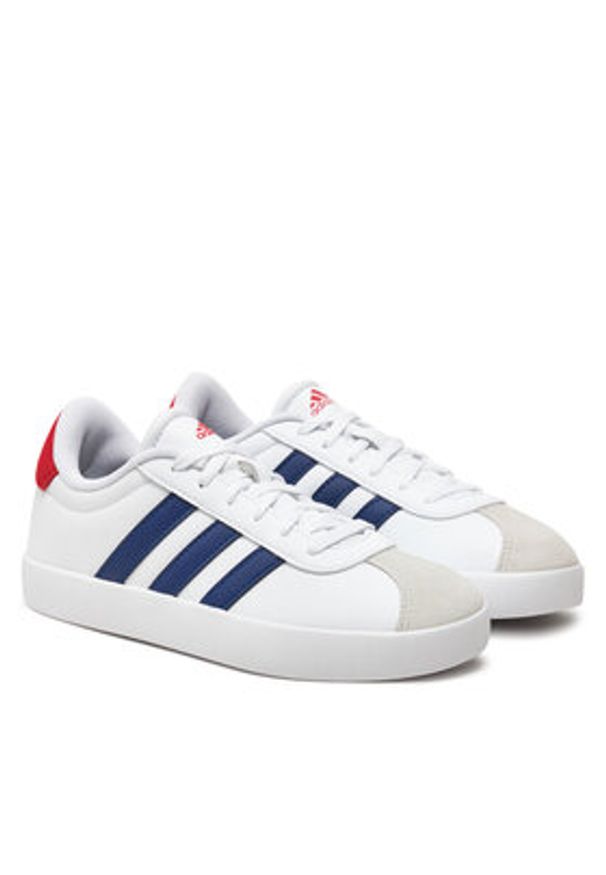Adidas - adidas Sneakersy VL Court 3.0 IE6224 Biały. Kolor: biały. Materiał: skóra