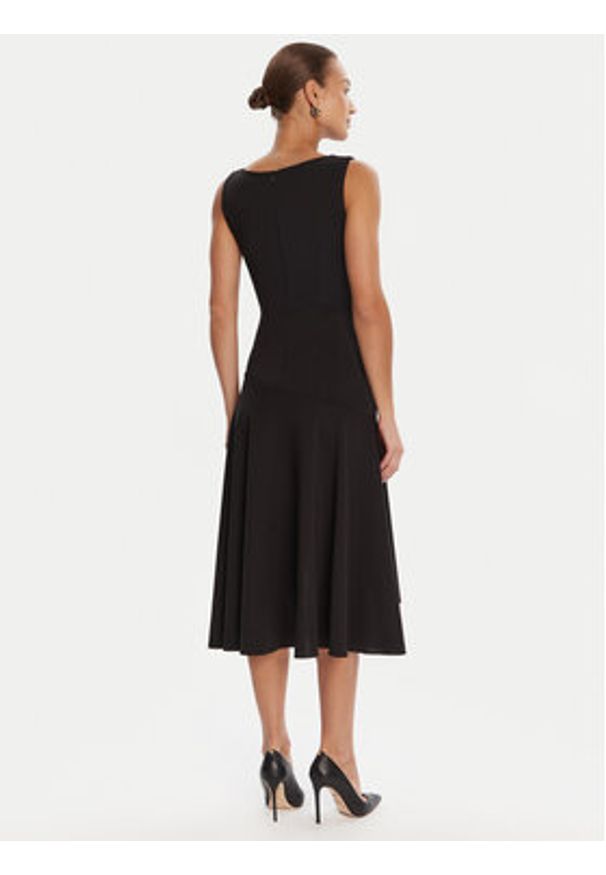 Rinascimento Sukienka koktajlowa CFC0125337003 Czarny Regular Fit. Kolor: czarny. Materiał: syntetyk. Styl: wizytowy