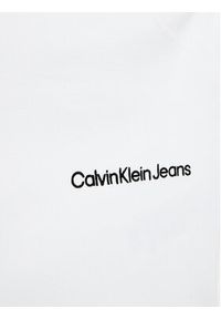 Calvin Klein Jeans Bluzka J20J220788 Biały Regular Fit. Kolor: biały. Materiał: syntetyk