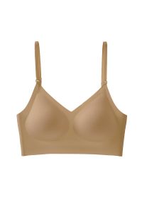 Intica - Biustonosz z wycięciem na plecach do codziennego użytku Melis. Kolor: beżowy. Materiał: materiał