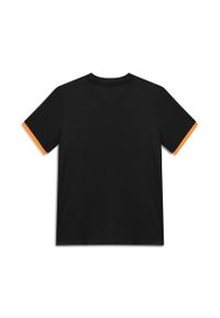 Puma - Młodzieżowa koszulka Galatasaray SK 24/25 PUMA Black Intense Orange. Kolor: czarny, pomarańczowy, wielokolorowy, żółty. Sport: piłka nożna