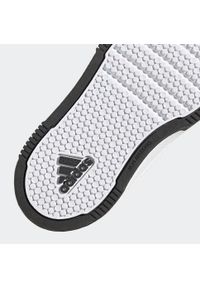 Adidas - Buty sportowe dla dzieci ADIDAS Tensaur. Okazja: na uczelnię. Zapięcie: rzepy. Kolor: biały, wielokolorowy, czarny. Materiał: materiał. Szerokość cholewki: normalna. Wzór: paski