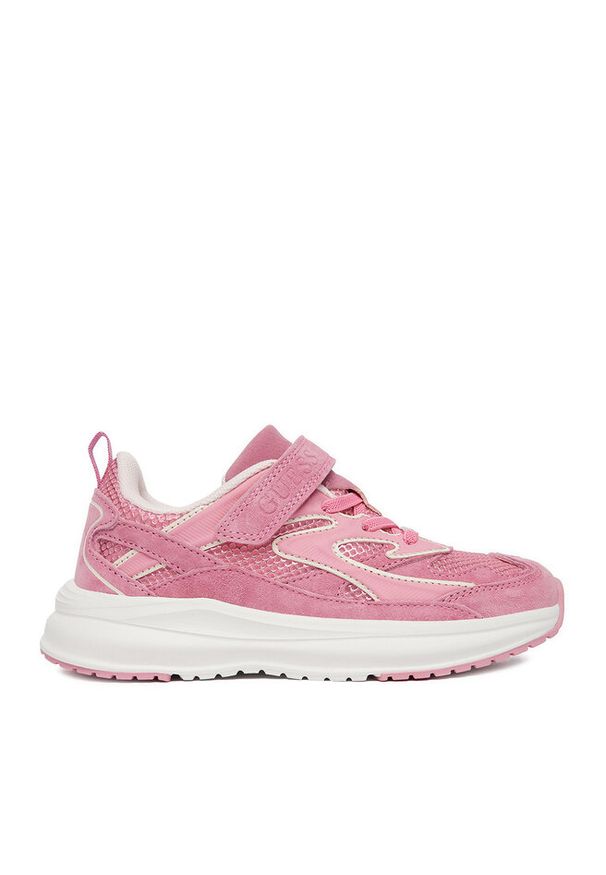 Sneakersy Guess. Kolor: różowy