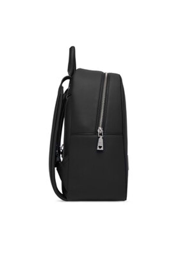 Love Moschino - LOVE MOSCHINO Plecak JC4193PP0OKD000B Czarny. Kolor: czarny. Materiał: skóra