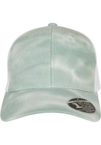 FLEXFIT - 110 Batik Mesh Baseball Cap. Kolor: zielony. Materiał: mesh