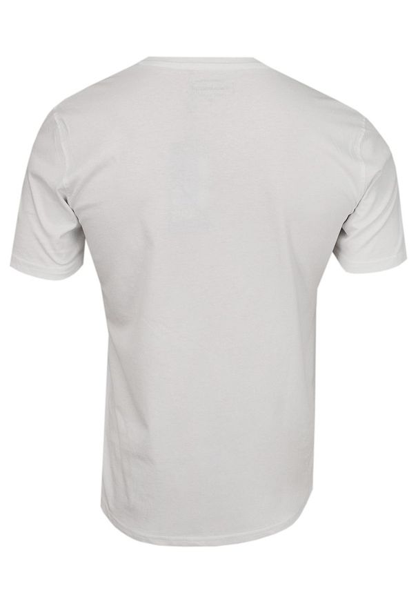 Pako Jeans - Biały Bawełniany T-Shirt -PAKO JEANS- Męski, Krótki Rękaw, Dekolt w Serek z Guzikami, BASIC. Okazja: na co dzień. Typ kołnierza: dekolt w serek. Kolor: biały. Materiał: bawełna. Długość rękawa: krótki rękaw. Długość: krótkie. Styl: casual