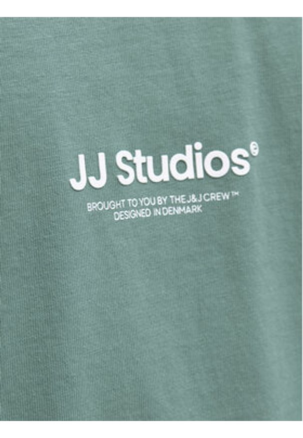 Jack & Jones T-Shirt Paulos 12278787 Turkusowy Relaxed Fit. Kolor: turkusowy. Materiał: bawełna