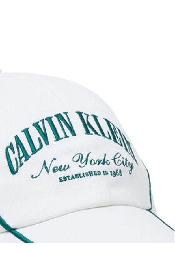 Calvin Klein Czapka z daszkiem LV04F5063G Biały. Kolor: biały. Materiał: bawełna