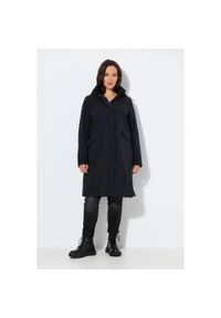 ULLA POPKEN - Damskie Parka funkcyjna HYPRAR hydrofobowa kaptur. Kolekcja: plus size. Kolor: czarny. Materiał: poliester, poliamid, materiał #1