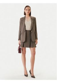 Morgan Spódnica mini 261-JEN.F Brązowy Regular Fit. Kolor: brązowy. Materiał: syntetyk #3