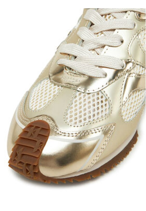 Karl Lagerfeld - KARL LAGERFELD Sneakersy Velocette KL63925 Złoty. Kolor: złoty. Materiał: skóra