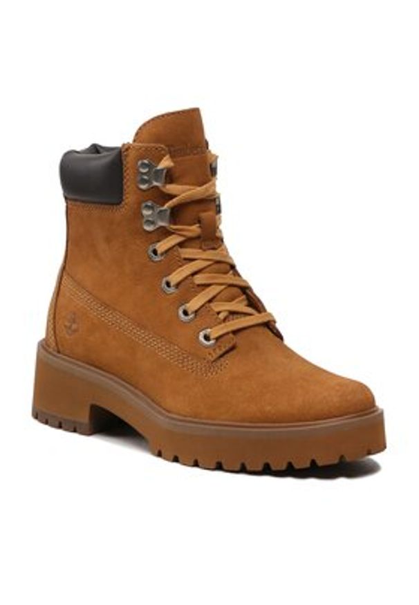 Timberland Trapery Carnaby Cool 6in TB0A5VPZ2311 Brązowy. Kolor: brązowy. Materiał: skóra, nubuk