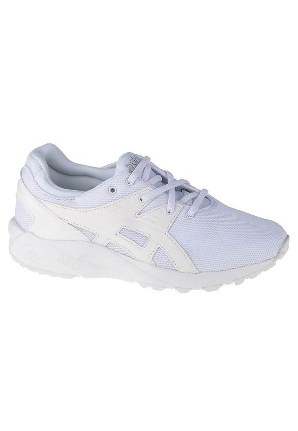 Buty sportowe Sneakersy dziewczęce, Asics Gel-Kayano Trainer Evo PS. Kolor: biały. Model: Asics Gel Kayano. Sport: turystyka piesza
