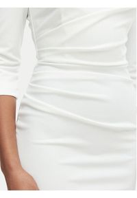 Rinascimento Sukienka koktajlowa CFC0127699003 Biały Slim Fit. Kolor: biały. Materiał: syntetyk. Styl: wizytowy #5