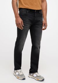 Mustang - MĘSKIE SPODNIE JEANSOWE MUSTANG WAGHINGTON STRAIGHT DENIM BLACK 1014267 4000 883